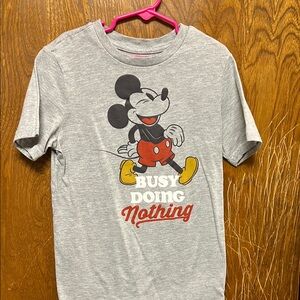 Disney Mickey Mouse Gray Kids T-Shirt